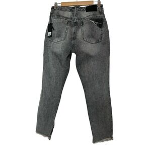 One Teaspoon Jeans Women Size‎ 27 Black Distressed Bohemian Straight New